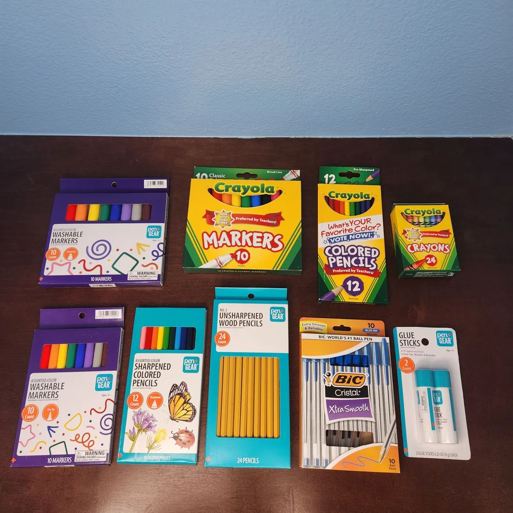 Crayola Creative Essentials Pack with Markers and Pencils